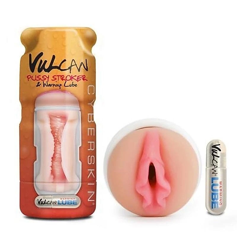 Premium Cyberskin Vulcan Pussy Stroker by Topco - Masturbators and Strokers