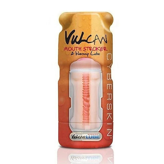 Cyberskin Vulcan Mouth Stroker With Warming Lube by Topco - Realistic Butts And Vaginas