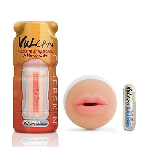 Premium Cyberskin Vulcan Mouth Stroker by Topco - Realistic Butts And Vaginas