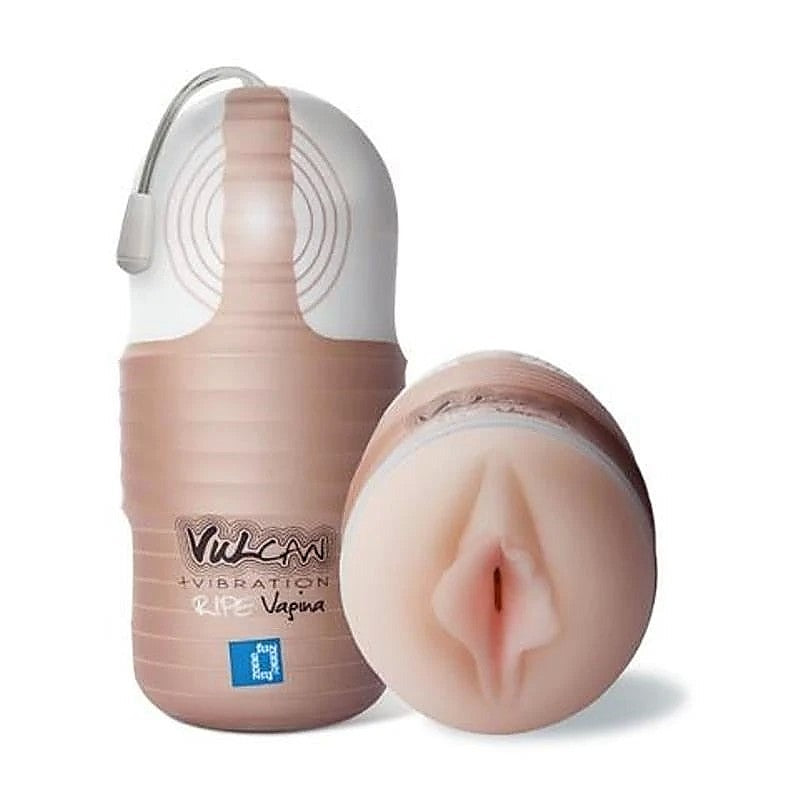 Vulcan Love Skin Masturbator Ripe Vagina + Vibe by Topco - Masturbators and Strokers
