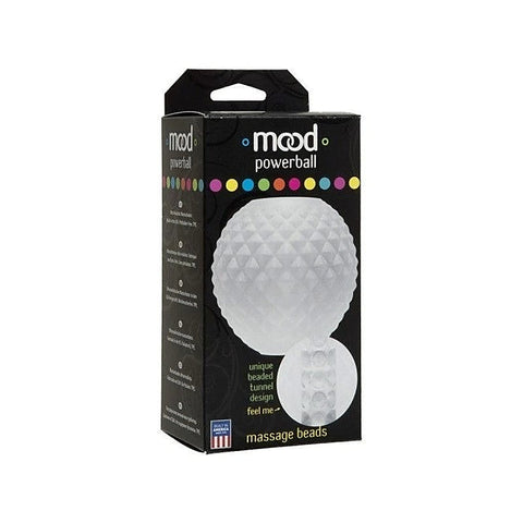 Mood Powerball Frost Massage Beads by Doc Johnson - Masturbators and Strokers