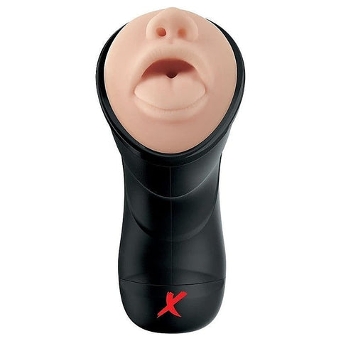 Premium PDX Elite Deep Throat Vibrating Stroker - Masturbators and Strokers