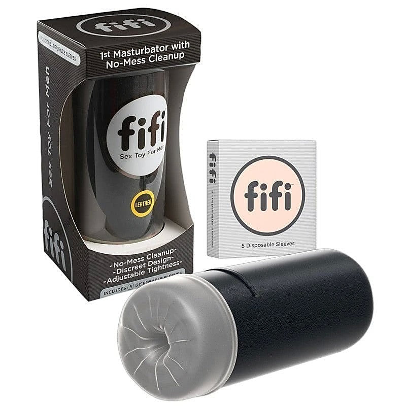Fifi Leather with 5 Sleeves by Sportsheets - Masturbators and Strokers