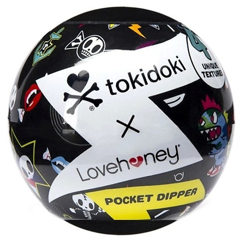 Bones Pocket Dipper Textured Pleasure Cup by tokidoki - Masturbators and Strokers
