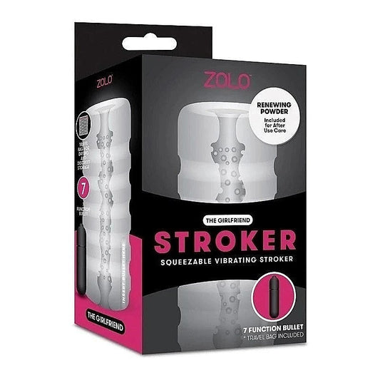 Zolo Girlfriend Squeezable Vibrating Stroker - Masturbators and Strokers