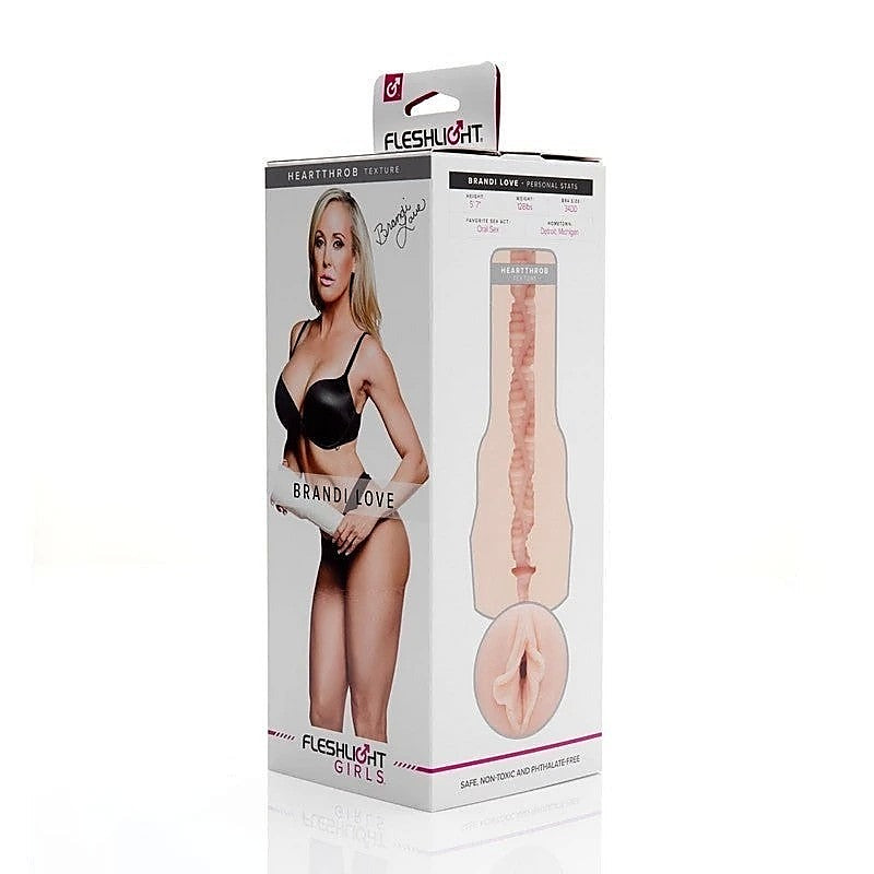 Fleshlight Girl Brandi Love Realistic Silicone Mens Masturbator SuperSkin - Fleshlight Male Masturbators