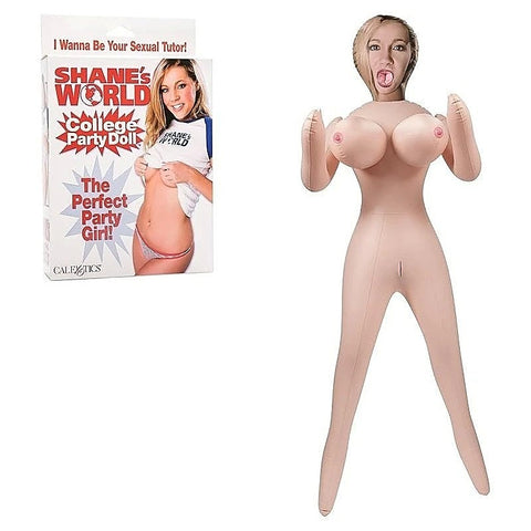 Shane's World College Party Love Doll by California Exotics - Realistic Butts And Vaginas