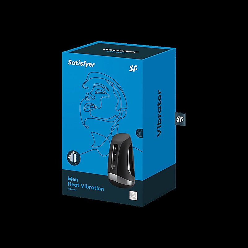 Satisfyer Men Heat Vibration Male Masturbator by Satisfyer - Masturbators and Strokers