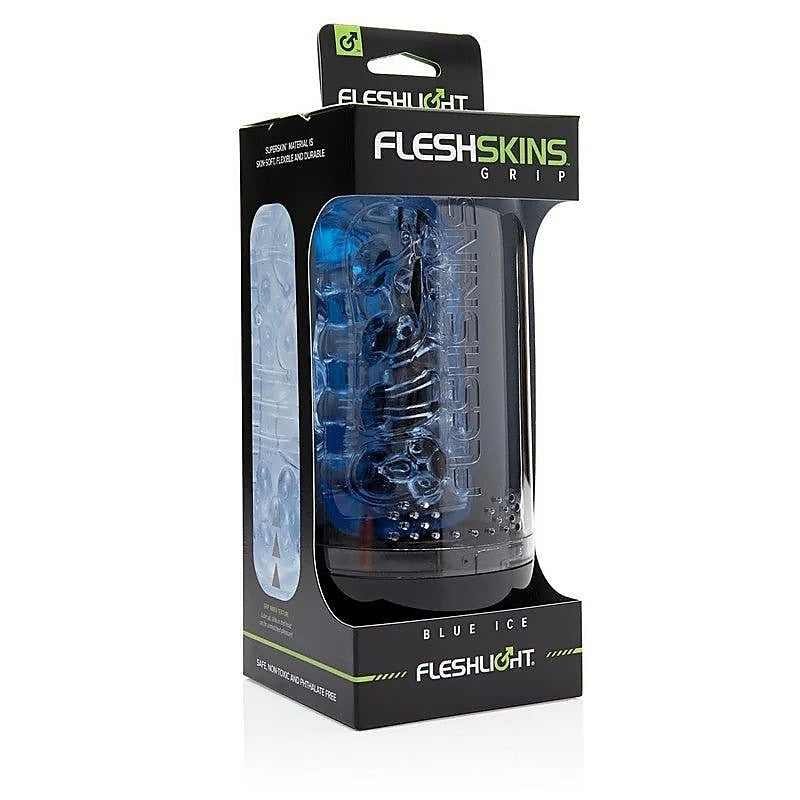 Fleshskins Grip Blue Ice by Fleshlight - Fleshlight Male Masturbators