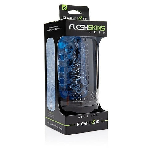 Fleshskins Grip Blue Ice by Fleshlight - Fleshlight Male Masturbators