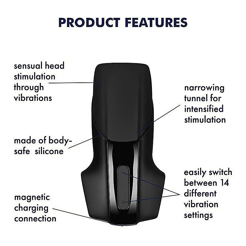 Premium Satisfyer Men Vibration by Satisfyer - Masturbators and Strokers