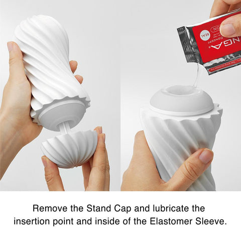 Tenga Flex Male Masturbator with Twistable Spiral Casing - Masturbators and Strokers