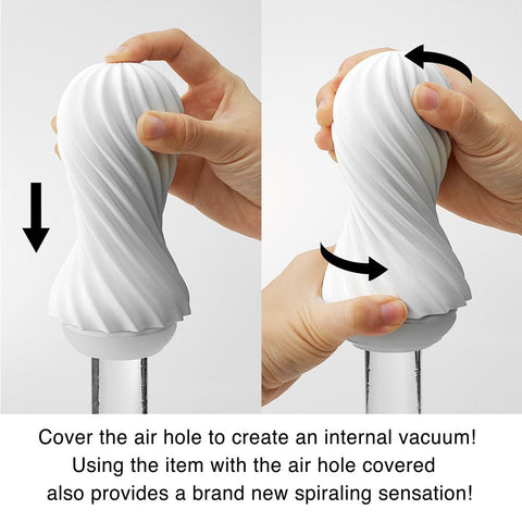 Tenga Flex Male Masturbator with Twistable Spiral Casing - Masturbators and Strokers