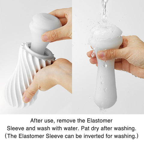 Tenga Flex Male Masturbator with Twistable Spiral Casing - Masturbators and Strokers
