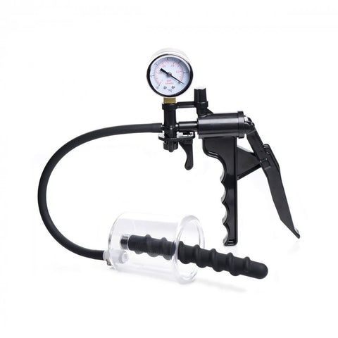 BDStyle Rosebud Vacuum Anal Pump With Swirl Anal Bead - Anal Beads and Balls