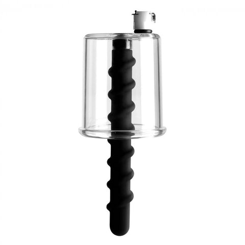 BDStyle Rosebud Vacuum Anal Pump With Swirl Anal Bead - Anal Beads and Balls