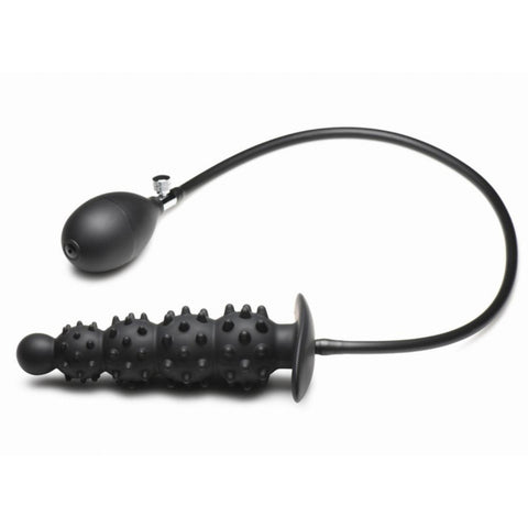 BDStyle Ribbed Textured Inflatable Anal Plug - Butt Plugs