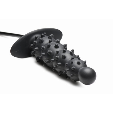 BDStyle Ribbed Textured Inflatable Anal Plug - Butt Plugs