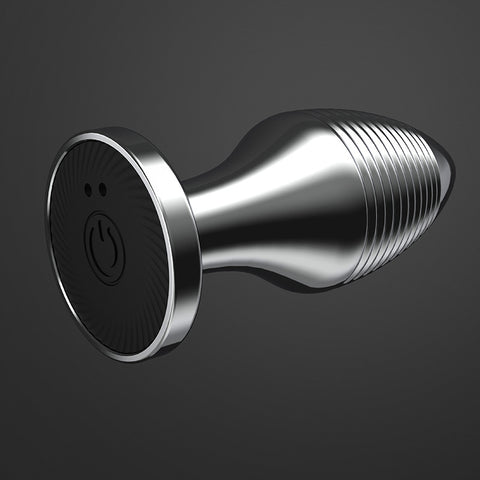 BDStyle Rechargeable Remote Vibrating Steel Butt Plug - Butt Plugs