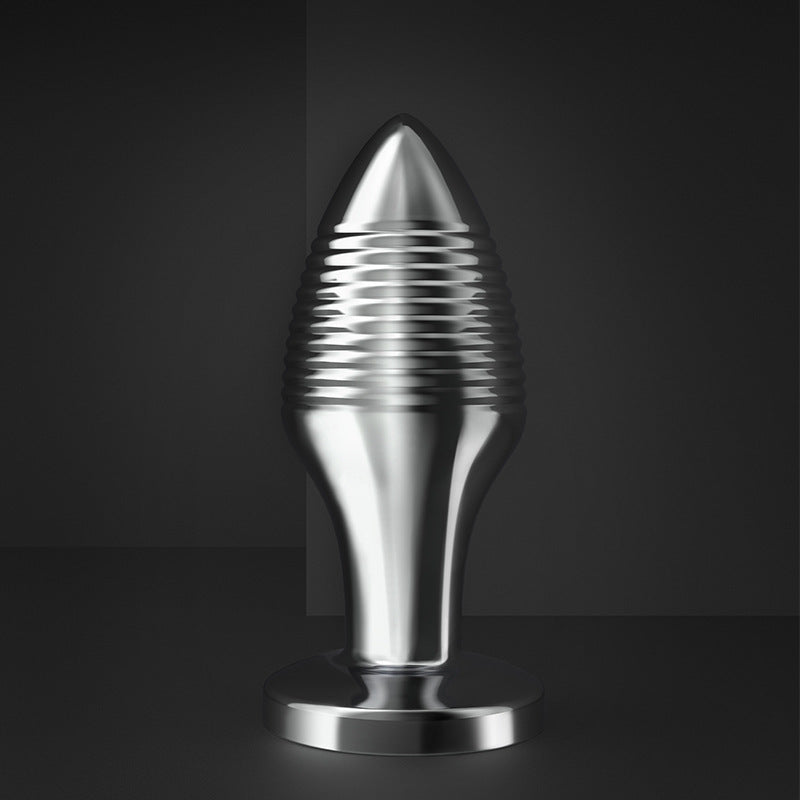 BDStyle Rechargable Remote Controlled Vibrating Steel Butt Plug - - Butt Plugs