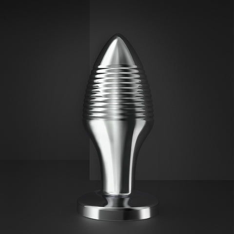 BDStyle Rechargeable Remote Vibrating Steel Butt Plug - Butt Plugs
