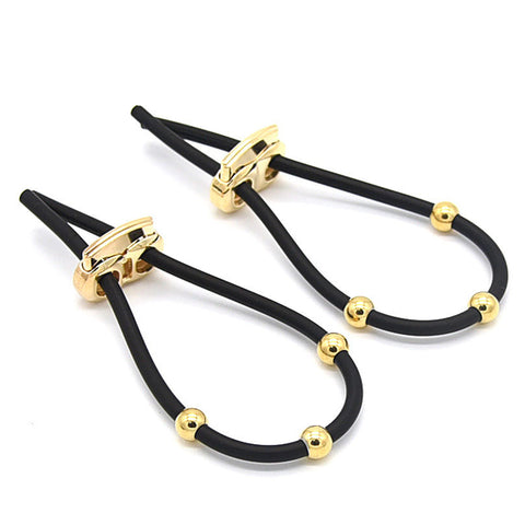 BDStyle Cock Ball and Frenulum Electrostimulator Ties Gold Silver Options - Electro Sex