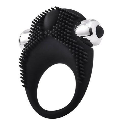 BDStyle Silicone Stimulation Cock Ring Waterproof Vibrating Design - Ball and Cock Toys