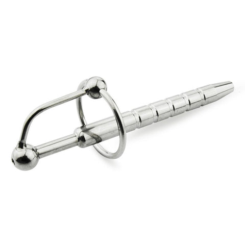 BDStyle Star Trust Penis Plug With Glans Ring Tapered Urethral Stimulation - Penis Plugs
