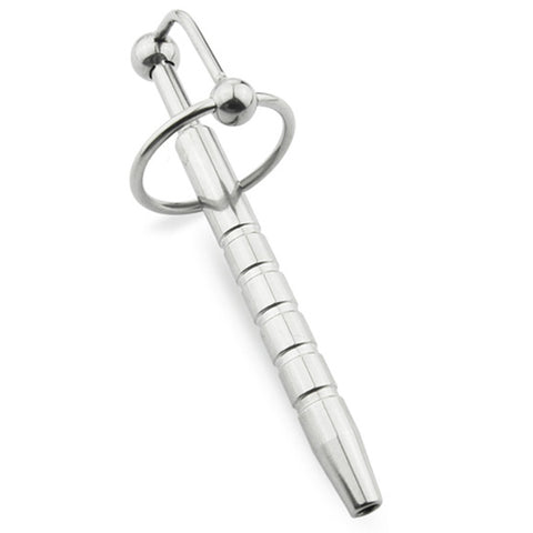 BDStyle Star Trust Penis Plug With Glans Ring Tapered Urethral Stimulation - Penis Plugs