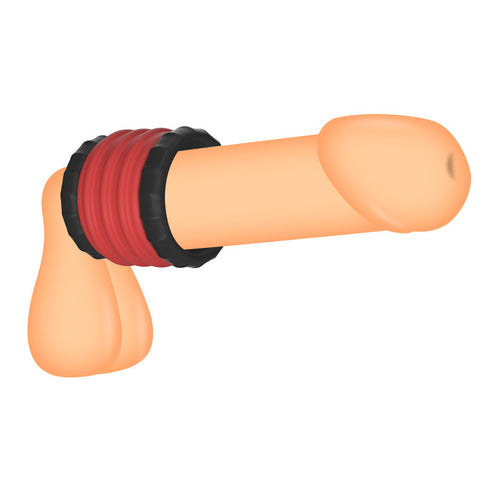 BDStyle Male Scrotum Testicle Squeeze Cock Rings for Enhanced Erections - Stretchy Cock Rings