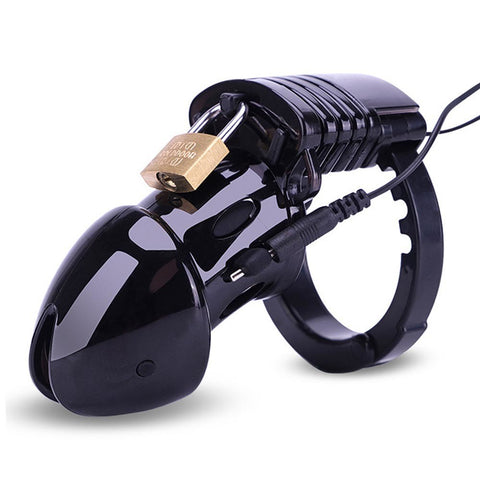 BDStyle Electro Sex Adjustable Cock Cuff with Precision E Stim Control - Male Chastity