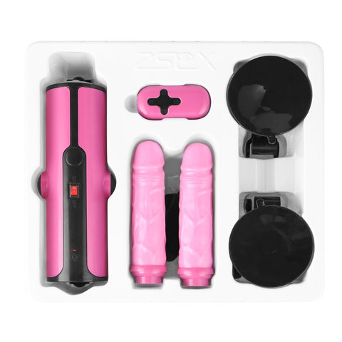 BDStyle Dual Suction Pleasure Automaton Wireless Thrusting Sex Machine - Sex Machines
