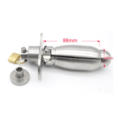 BDStyle Deluxe Locking Chastity Anal Plug - Butt Plugs