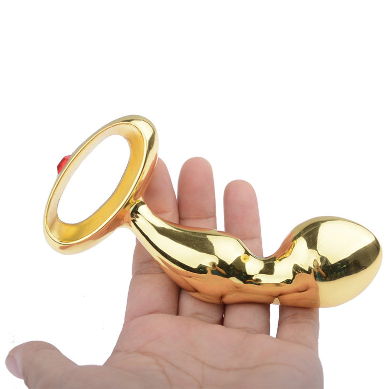 Njoy P-Spot Fun Plug Daily Cock Ring Deal - Gold - Prostate Toys