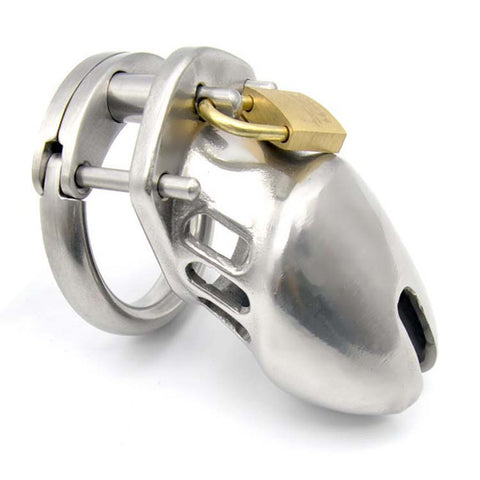 BDStyle Cobra Male Cock Cage with Secure Locking Mechanism - Male Chastity