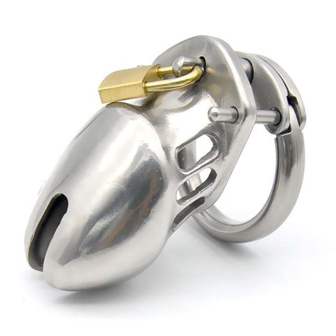 BDStyle Cobra Male Cock Cage with Secure Locking Mechanism - Male Chastity
