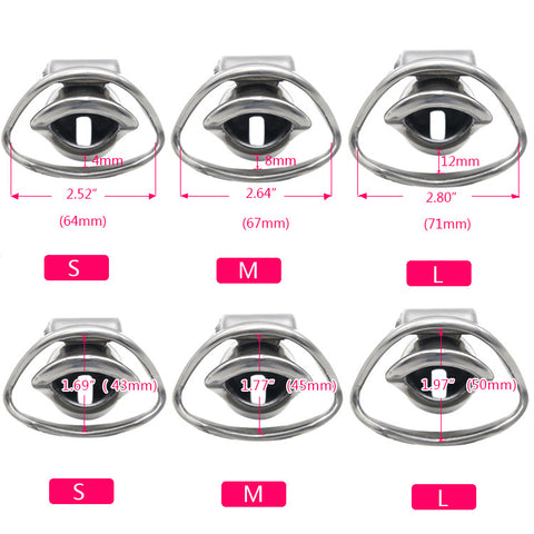 BDStyle Bullfrog Chastity Cock Cage Short Metal Chastity Device - Male Chastity
