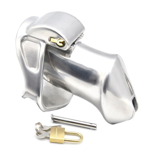 BDStyle Bullfrog Chastity Cock Cage Short Metal Chastity Device - Male Chastity