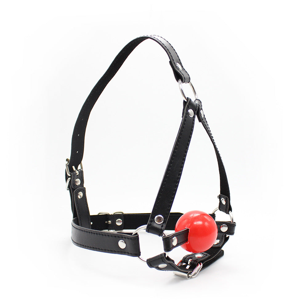 BDStyle Bondage Ball Gag Head Harness - - Bondage Gags and Bits