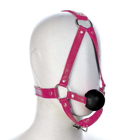 BDStyle Bondage Ball Gag Head Harness - Bondage Gags and Bits