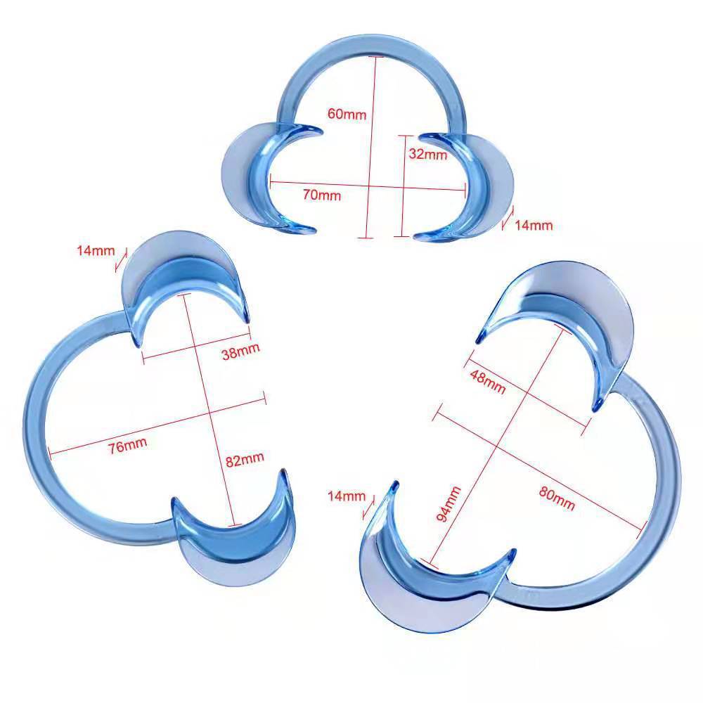 BDStyle Cheek Retractor Blue Dental Mouth Gag - Bondage Gags and Bits