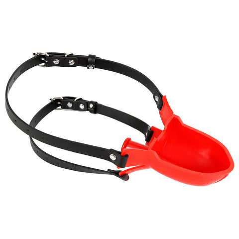 BDStyle Cup Uro Pissotiere BDSM Play Mouth Gag - Bondage Gags and Bits