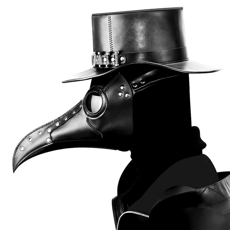 BDStyle Black Steampunk Long Nose Bird Beak Mask - Masks And Blindfolds