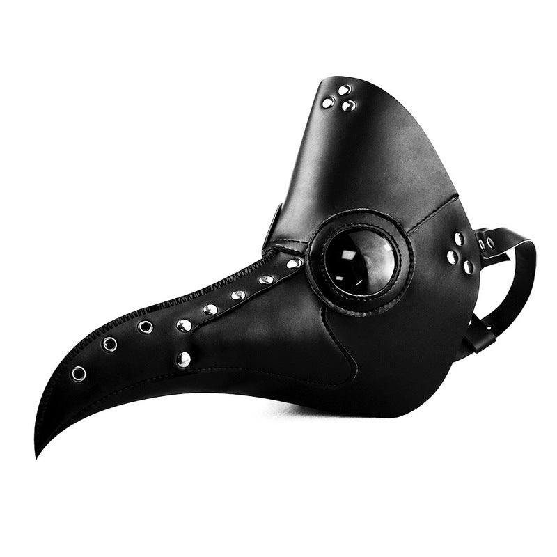 BDStyle Black Steampunk Long Nose Bird Beak Mask - Masks And Blindfolds