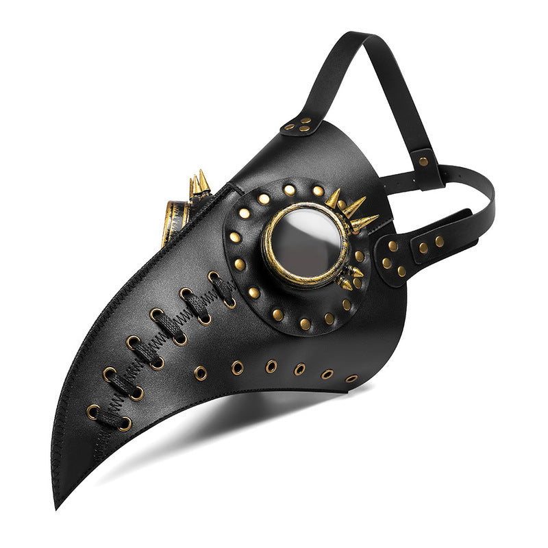 BDStyle Steampunk Stitch Rivet Gothic Beak Mask - Masks And Blindfolds