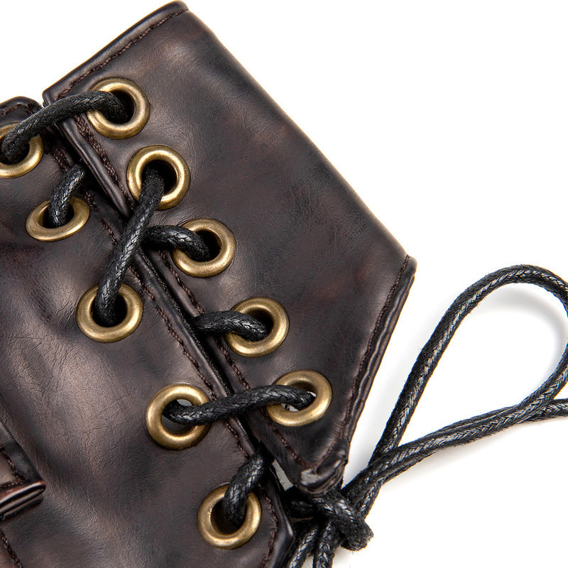 BDStyle Steampunk Strappy Skull Splice Gothic Mask - Masks And Blindfolds