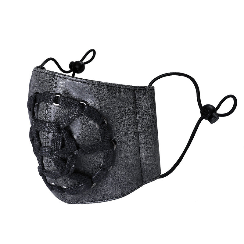 BDStyle Steampunk Stitch Adjustable Gothic Mask - Masks And Blindfolds