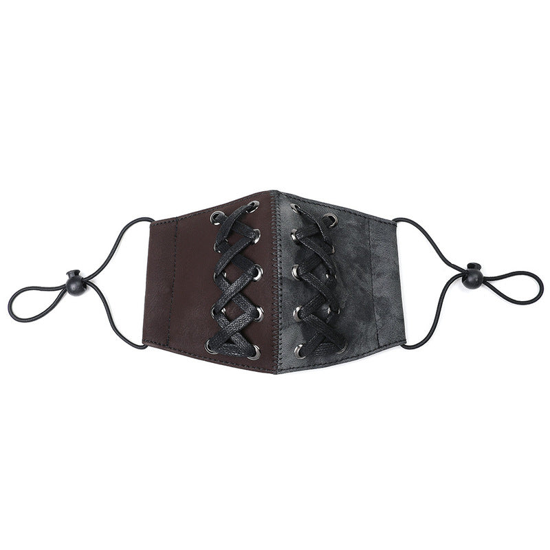 BDStyle Steampunk Strappy Replaceable Filter Mask - Masks And Blindfolds