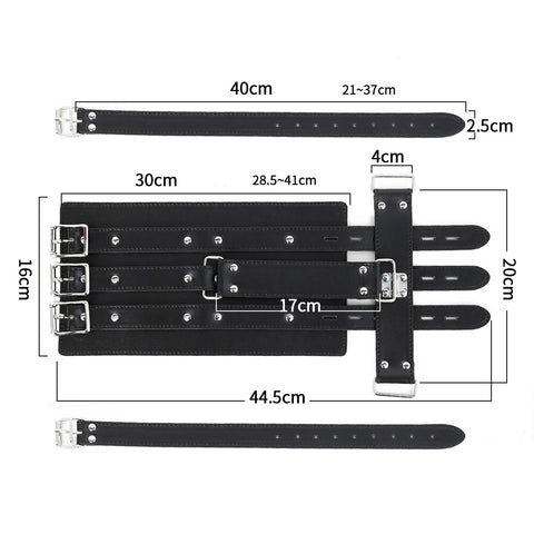 BDStyle Tie In Wrist Muff Bondage Restraint Cuffs - Cuffs And Restraints