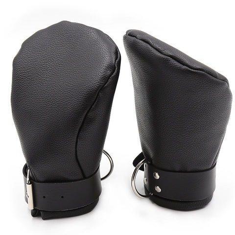 BDStyle Pet Play Padded Mitts for BDSM Roleplay Control - Cuffs and Restraints